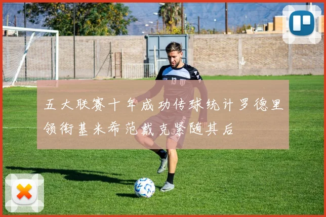 五大联赛十年成功传球统计罗德里领衔基米希范戴克紧随其后